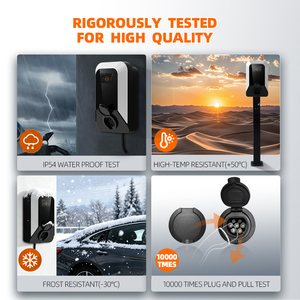 Chargeur <span class=keywords><strong>de</strong></span> véhicule électrique bidirectionnel OCPP2.0 V2G, station <span class=keywords><strong>de</strong></span> recharge commerciale pour véhicules électriques, chargeur mural sans fil avec prise Type 2, <span class=keywords><strong>charge</strong></span> dynamique - Product Image 5