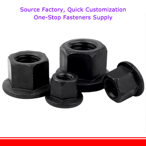 M8 M10 M12 M14 M16 M18 M20 M22 M24 M27 M30 Đen Q235 thép carbon Metric ren Hex đầu răng cưa spinlock mặt bích <span class=keywords><strong>Nut</strong></span> locknut locknut - Product Image 4