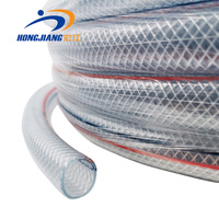 Tuyau flexible à haute pression renforcé de fibres transparentes en PVC 6mm à 75mm pour le gazole de carburant d'air d'eau de jardin