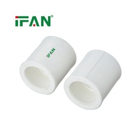 Fabricants de raccords de tuyaux PPR IFAN Premium, raccords à emboîtement égal blancs 20-63 mm, raccords de tuyaux PPR