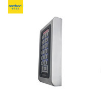 Système de contrôle d'accès par clavier avec lecteur de cartes RFID Wiegand 125 kHz, étanche, en métal, 12 V CC, 24 V CC, pour 2000 utilisateurs, Nordson (NT-109)