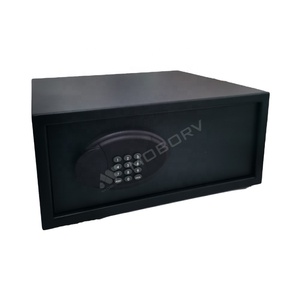 Caja de Depósito de Acero Negra MOBORV para Autocaravana, Caravana y Vehículo Recreativo - Almacenamiento <span class=keywords><strong>Seguro</strong></span> de Piezas y Accesorios - Product Image 1