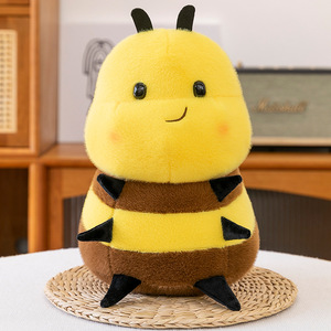 Peluche a Forma di Ape Carina, Cuscino Animale Ricamato a Forma di Coccinella, Regalo per Bambini e Ragazze, Bambole per Distributori Automatici all'Ingrosso - Product Image 4