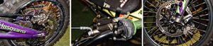 Kit de <span class=keywords><strong>frein</strong></span> hydraulique arrière Surron Ultra Bee avec maître-cylindre personnalisé, étrier et tuyau – Pièces de mise à niveau pour <span class=keywords><strong>moto</strong></span> électrique tout-terrain - Product Image 5