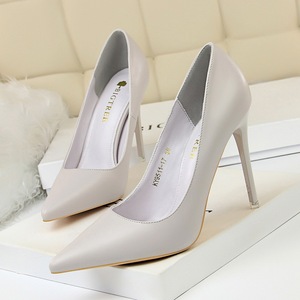 Minimalist Women's <strong>Shoes</strong> Women <strong>Show</strong> Slimness High Thin Heels Ultra-high Heel Shallow Mouthed Pointed Sexy Ladies Single <strong>Shoes</strong> - Product Image 4