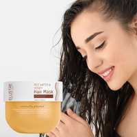 Masque capillaire à la kératine, à l'eau de riz et au miel, pour le marché africain |   Après-shampoing sans parabène |   Marque privée disponible