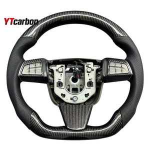 Volant de course personnalisé en fibre de carbone <span class=keywords><strong>v</strong></span>éritable YTcarbon pour <span class=keywords><strong>CTS</strong></span> <span class=keywords><strong>CTS</strong></span>-<span class=keywords><strong>V</strong></span> 08-13, pièces automobiles, accessoires intérieurs de voiture - Product Image 3