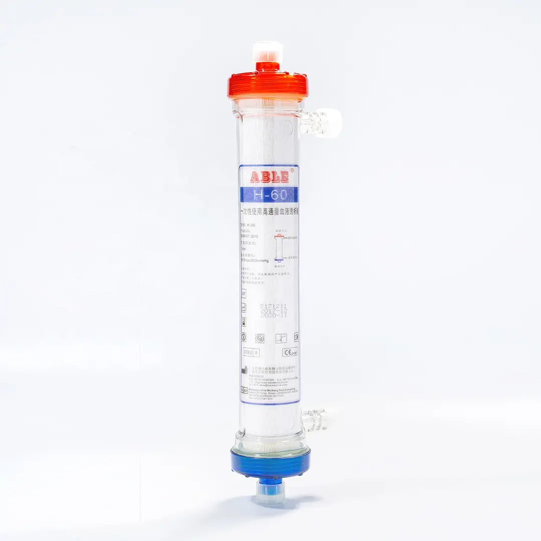 Medical High Flux and Low Flux Hemodialyzer Blood Purification Dialyser Blood Dialysis Filter