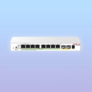 Commutateur Ethernet H3C US110-8G2MF 8 ports 10 Gbit/s avec 8 ports RJ45 10/100/1000 Mbps, 2 ports SFP 2,5 G/1 G Uplink, contrôle de flux VLAN et agrégation - Product Image 1