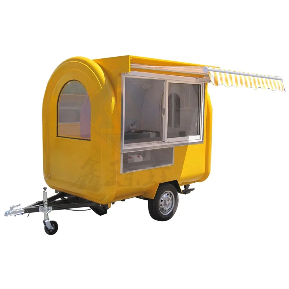 Xe tải thực phẩm nhỏ nhà bếp di động thức ăn nhanh Trailer xe tải thực phẩm Trailer trang bị đầy đủ