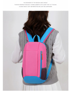 10Pcs Can Custom Logo Small Casual Sport <span class=keywords><strong>Bag</strong></span> Pack Leve Travel Hiking <span class=keywords><strong>Bag</strong></span> Bolsa para Homens Mulheres <span class=keywords><strong>Kids</strong></span> Promoção Gift Backpack - Product Image 5
