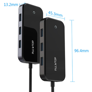 Pulwtop nuevo adaptador usb c de <span class=keywords><strong>hub</strong></span> adaptador <span class=keywords><strong>multipuerto</strong></span> de 6 en 1 usb tipo c eje adaptador - Product Image 1