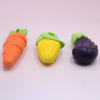 Hondenspeelgoed TPR Fruit Groente Kauwspeelgoed Piepend Speelgoed Interactief Trainingsspeelgoed voor Puppy's Groothandel Hondenspeelgoed