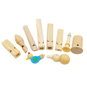 Juguetes Musicales de Madera al por Mayor, Instrumentos Orff, Silbatos con Forma de Tren, Silbato de Tren de Madera - Product Image 2
