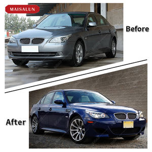 Kit Carrozzeria Stile M5 per <span class=keywords><strong>BMW</strong></span> Serie 5 <span class=keywords><strong>E60</strong></span> 2002-2009 <span class=keywords><strong>Paraurti</strong></span> in Plastica Auto con <span class=keywords><strong>Paraurti</strong></span> Anteriore e Posteriore Minigonne Laterali - Product Image 5