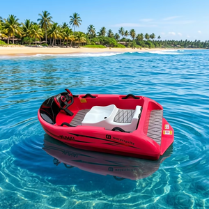 Jet ski en fibre de verre haute vitesse, 2 places, vitesse maximale de 48 km/h, moteur 2 temps de 18 kW, location pour sports nautiques - Product Image 4