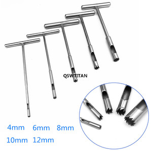 T-Handle <strong>Hollow</strong> Mill for Removal of Bone Screw Extractor Orthopedics <strong>Instrument</strong> - Product Image 2