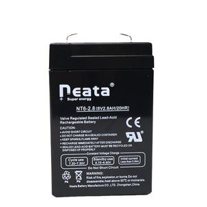 <span class=keywords><strong>6V</strong></span> <span class=keywords><strong>2.8AH</strong></span> 깊은 주기 리드 산 백업 태양 전지 충전식 - Product Image 1