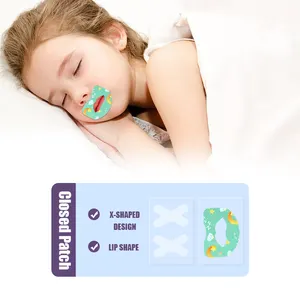 Cinta de respiración suave para niños, tira invisible para dormir en forma de X personalizada