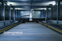 Máquina de Corte Láser de Fibra DP-Automatic 6020H 6KW con Mesa de Intercambio de Cobertura Completa, Cypcut AI Schneider para Láminas Metálicas Grandes