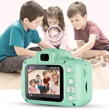 Mini Camera Kids Toys Cartoon 2 Inch HD Screen Digital Cameras Video Recorder Camcorder Language Switching Timed Shooting Camera