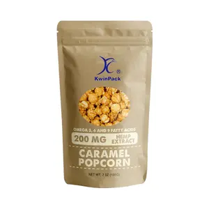 Film plastique Best-seller Popcorn en poly congelé avec logo personnalisé pour emballage de poulet Sacs en plastique rouleau de 25 Kg