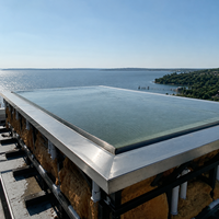 Piscine hors sol en acier inoxydable avec structure en acier galvanisé pour usage domestique et commercial
