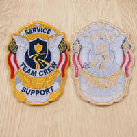 Patch brodé personnalisé Lovecolour Factory, forme sur mesure, badge en tissu appliqué pour vêtements, vestes, uniformes