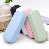 Étui à lunettes en cuir PU multicolore personnalisé, étui rigide portable pour lunettes de soleil, boîte de rangement pour voyage, maison, bureau