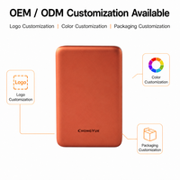 Batterie externe ultra-fine en alliage d'aluminium 10000mAh, charge rapide 30W PD QC PPS, entrée 27W, chargeur sans fil magnétique 15W, batterie portable