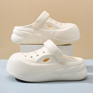 Women's Platform <b>Clogs</b> Off White Thick Sole EVA Non Slip Summer Beach Wear - Product Image 1