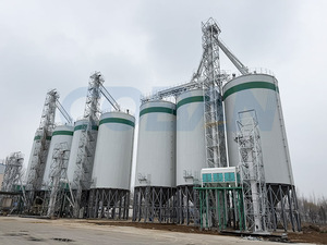 300-5000tons Customized Steel SoyBean Coffee Beans Bins Grain Storage Silo for Rice Corn Paddy Storing with <strong>Flow</strong> <strong>Chart</strong> - Product Image 6