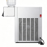 Machine à glace portable à refroidissement par air, tambour fileté en acier inoxydable 304, 220 kg/jour, alimentation par prise, 1200W, haute capacité, de bureau