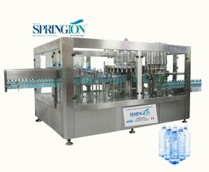 Machine de remplissage automatique d'eau minérale |   Ligne d'embouteillage de bouteilles PET, machine de remplissage automatique d'eau, 12 buses, bouteille PET de 1000 ml - Product Image 2