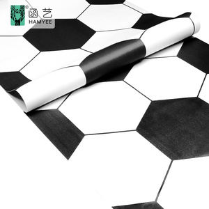 Revêtement de <span class=keywords><strong>sol</strong></span> <span class=keywords><strong>vinyle</strong></span> <span class=keywords><strong>noir</strong></span> <span class=keywords><strong>et</strong></span> <span class=keywords><strong>blanc</strong></span> pour enfants, carrelage adhésif pour salle de bain - Product Image 4