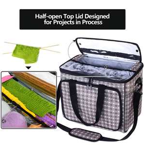 Custom Yarn <b>Storage</b> Organizer Durable <b>Knitting</b> Project Bags for Crocheting Accessories - Product Image 5