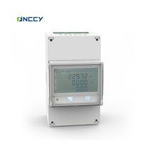 EN50470-3 220V IP51 ONCCY 45A Analyzer 1-phase Din-rail Energy Meter Analyzer AC Energy Meter EM