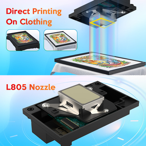 Colorsun Cheapest Easy to Use Y.K.W.W.M.C Printer Printer T-shirt <b>Printing</b> <b>Machine</b> with V11 Software Free - Product Image 3