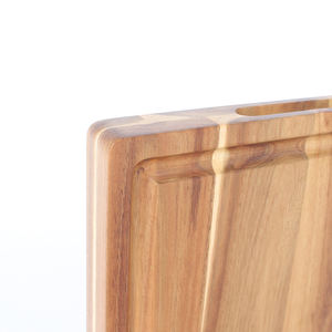 Vente d'usine de planche à découper en bois d'acacia de taille personnalisée écologique style bambou jetable ustensiles de cuisine blocs à découper - Product Image 4
