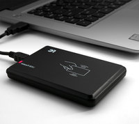 Lector RFID de Escritorio con Interfaz USB IC de 13.56Mhz, Lector RFID NFC de Solo Lectura