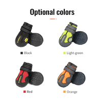 Chaussures pour chien imperméables et respirantes en cuir, antidérapantes, réfléchissantes, de haute qualité, durables, pour la randonnée, la neige et la pluie, vente en gros