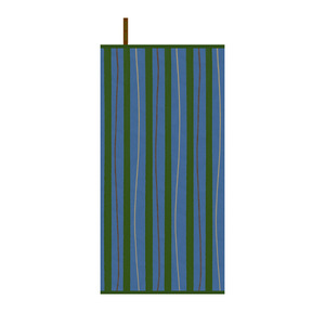 Striped Bath Towel 140x70cm Quick Dry Home Use Adult Towel - Product Image 3
