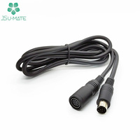 Câble d'extension personnalisé 8, 9, 10 broches mâle et femelle, câble MIDI/alimentation/Mini DIN, câble Mini DIN 9 broches