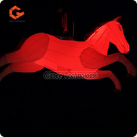 Modelo de caballo inflable hecho a medida, modelo de animal de caballo inflable publicitario para eventos comerciales