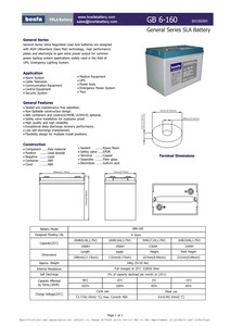 Paquete de Baterías de 96 Voltios, Batería de Plomo-Ácido de 160 Ah, 6v160ah para UPS - Product Image 4