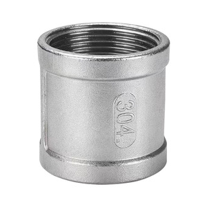 Conector Recto de Acero Inoxidable con Rosca Interna, Estándar Nacional 304, Conexión Hembra con Rosca Británica - Product Image 1