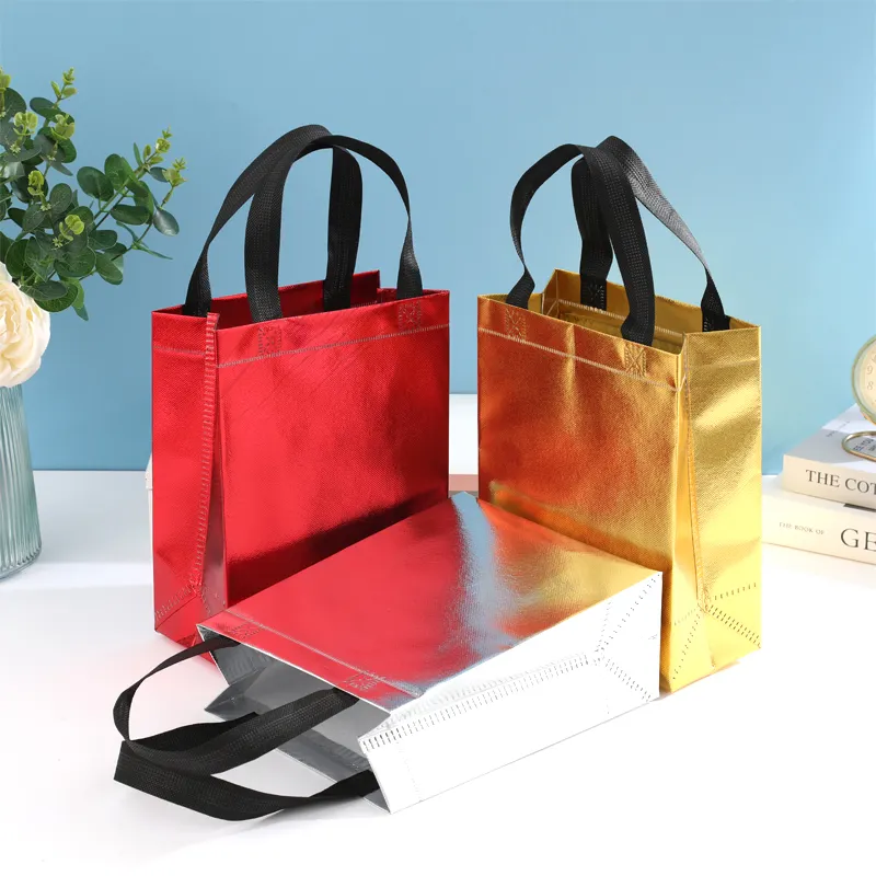 Fabricação profissional Laser impermeável Non-Woven Shopping Bag Personalizado Reutilizável Gift Tote Bag