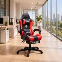 Chaise de gaming ergonomique A-style Racing Esports en cuir PU avec accoudoirs inclinables et pivotants, confortable pour une utilisation prolongée sur ordinateur