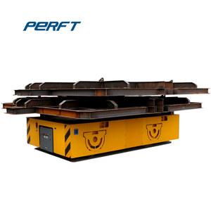 Carrello di Trasferimento Senza Binari a Batteria per Carichi Pesanti <span class=keywords><strong>con</strong></span> Sterzo a 4 Ruote e Telecomando - Product Image 1