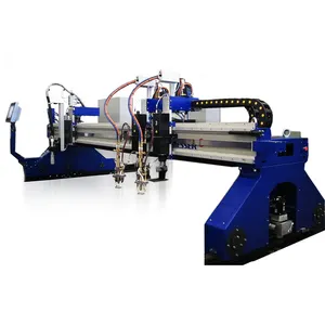 Machine de découpe automatique de gaz plasma CNC pour tôle Messer OmniMat T